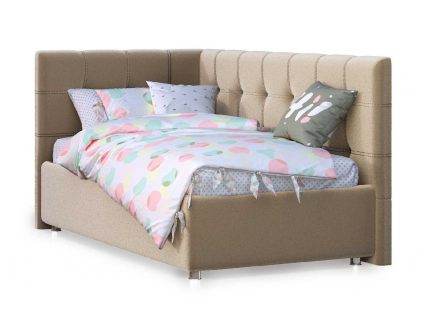 Кровать Nuvola Sabina угловая Velutto 22