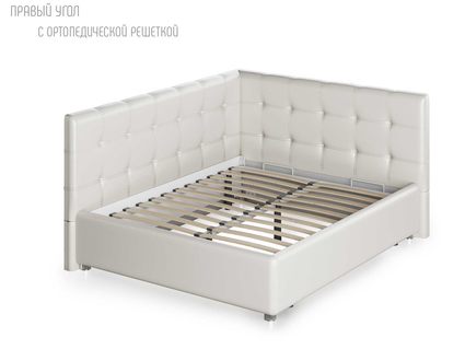 Кровать Nuvola Sabina угловая Velutto 22