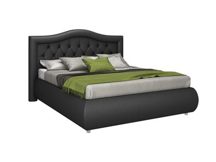 Кровать Sleeptek Premier 6 Экокожа Black (с подъемным механизмом) 180х200