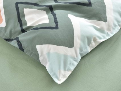 Комплект постельного белья Софи де Марко Пейтон (зеленый) 1,5-спальный