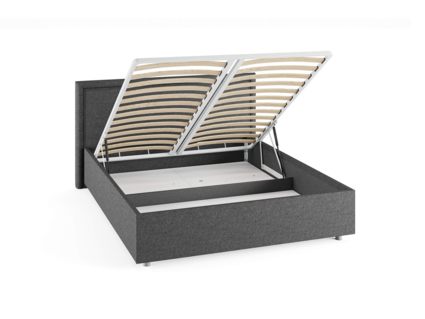 Кровать Сонум Bergamo Рогожка Мокко (с подъемным механизмом) 160х200