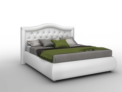 Кровать Sleeptek Premier 6 Экокожа White 120х200