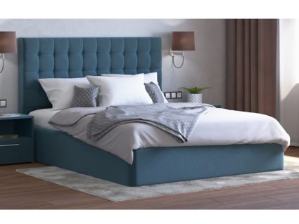 Кровать Lonax Аврора велюр Dolly-13 (с основанием) 120х200