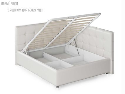 Кровать Nuvola Sabina угловая Velutto 22 (с подъемным механизмом) 200х190