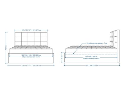 Кровать Lonax Адель велюр Dolly-17 (с основанием)