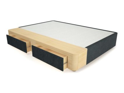 Кровать Mr.Mattress Site Box велюр Grey 265