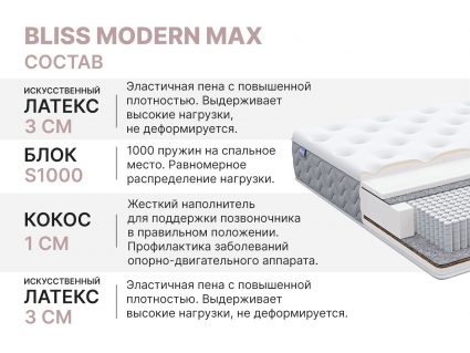 Матрас Димакс Bliss Modern max 90х190