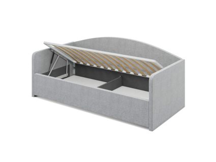 Кровать Сонум Uno Кашемир Светло-серый (с подъемным механизмом)