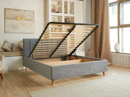 Кровать Димакс Амадора Крем с подъемным механизмом 140х200