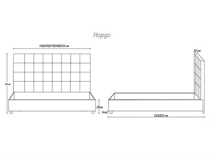 Кровать Димакс Нордо Кварц 120х190
