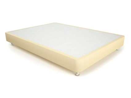 Кровать Mr.Mattress Fine Box экокожа Beige 270