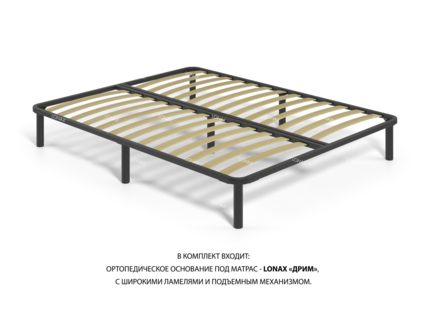 Кровать Lonax Адель велюр Dolly-2 (с подъемным механизмом) 120х195