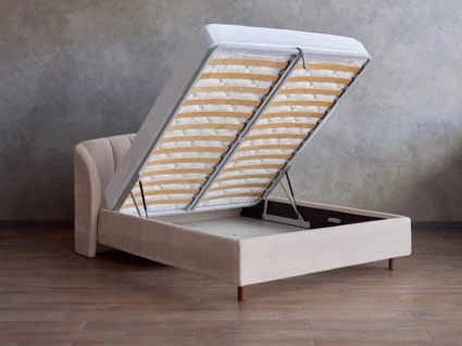 Кровать Сонум Valencia Кашемир Латте (с подъемным механизмом) 90х190