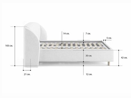 Кровать Сонум Valencia Энигма Десерт (с подъемным механизмом)