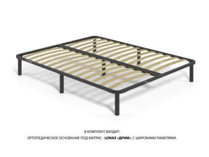 Кровать Lonax Аврора велюр Dolly-13 (с основанием) 120х200