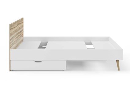 Кровать Сонум Ines Ясень ориноко + белый 200х190