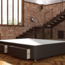 Кровать Mr.Mattress Site Box экокожа Brown 90х190