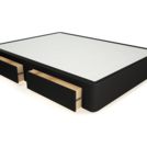 Кровать Mr.Mattress Site Box экокожа Black 140х195